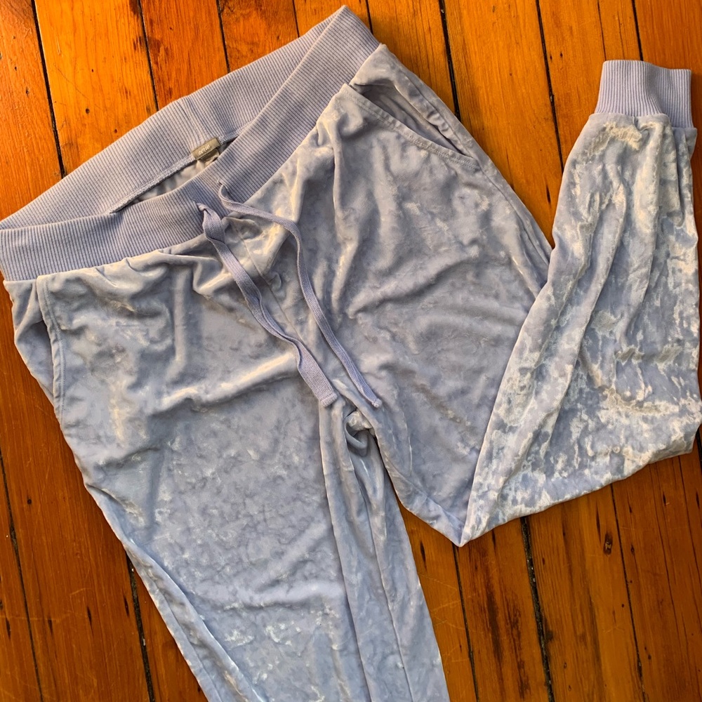 aerie velour joggers